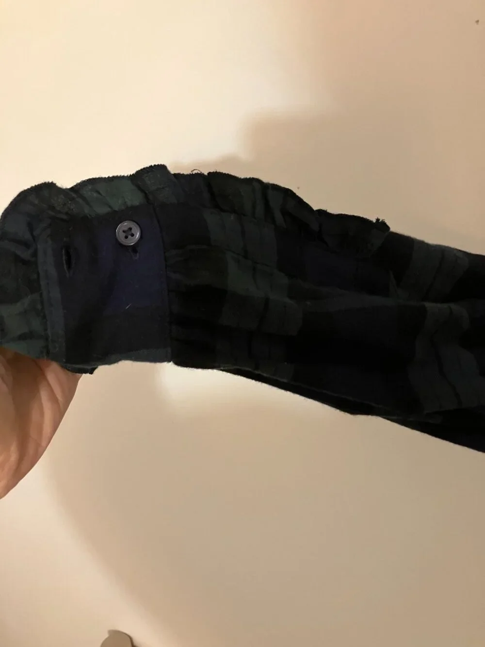 Ruffle-Trimmed Twill Blouse from H and M - Picture 6 of 6